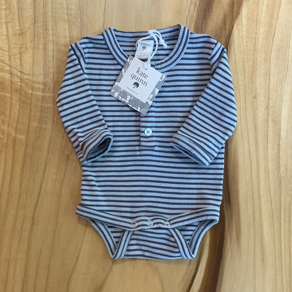 Kate Quinn Long Sleeve Henley Bodysuit